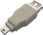 USB A JACK TO MINIB5PIN PLUG ADAPTOR