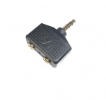 3.5mm stereo audio jack 1 to 2 splitter adapter