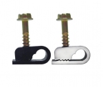 Single Coax Cable Clips with Screw