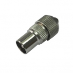 METAL 9.5MM TV PLUG